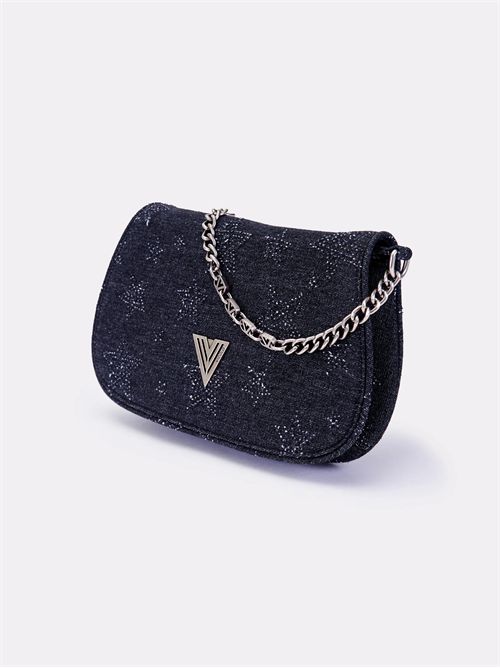 Borsa Denim Butterfly VICOLO | XF0037/ADENIMNERO